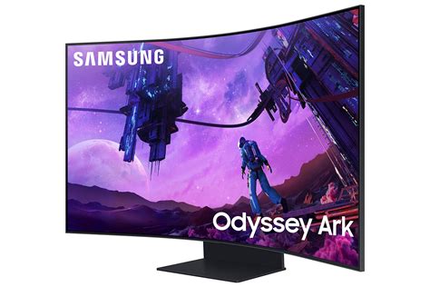 SAMSUNG 55” Odyssey Ark Series 4K UHD Curved Gaming Monitor, 165Hz, 1ms ...