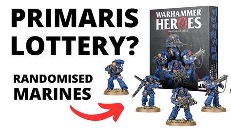 GW Selling Randomised Primaris Marines - Seven New Sculpts in Space Marine Heroes - YouTube