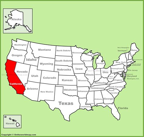 California Map Of Us - Freddy Bernardine