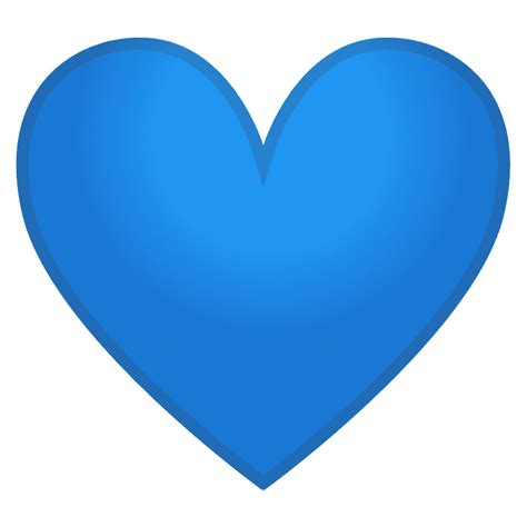 Blue heart emoji clipart. Free download transparent .PNG | Creazilla