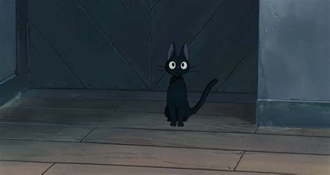 Download Jiji Cat - The Magical Black Cat in Studio Ghibli's Kiki's Delivery Service Wallpaper ...