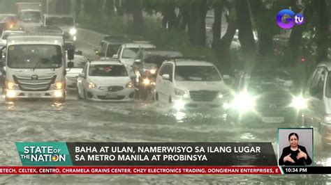 Baha at ulan, namerwisyo sa ilang lugar sa Metro Manila at probinsya ...