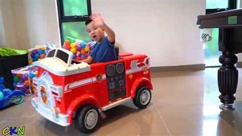 PAW Patrol FIRE TRUCK Surprise Unboxing Pretend Play With CKN Toys_R | By Kids