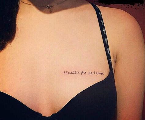 "Don't forget to love yourself" in french tattoo | French tattoo, Tattoo quotes, Self love tattoo