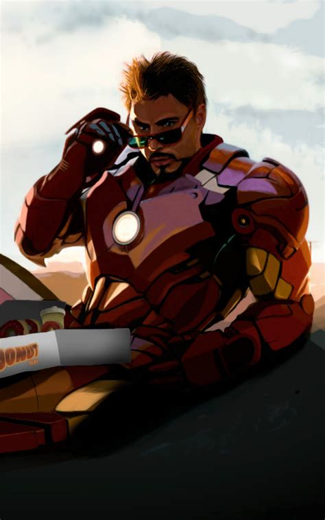 800x1280 Tony Stark Loves Donuts Nexus 7,Samsung Galaxy Tab 10,Note ...