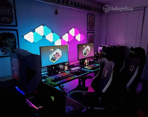 Sharing Our Battlestation! Is The 3D Version Of Our Gaming Area And A Bit Of Our Living Room (tv ...