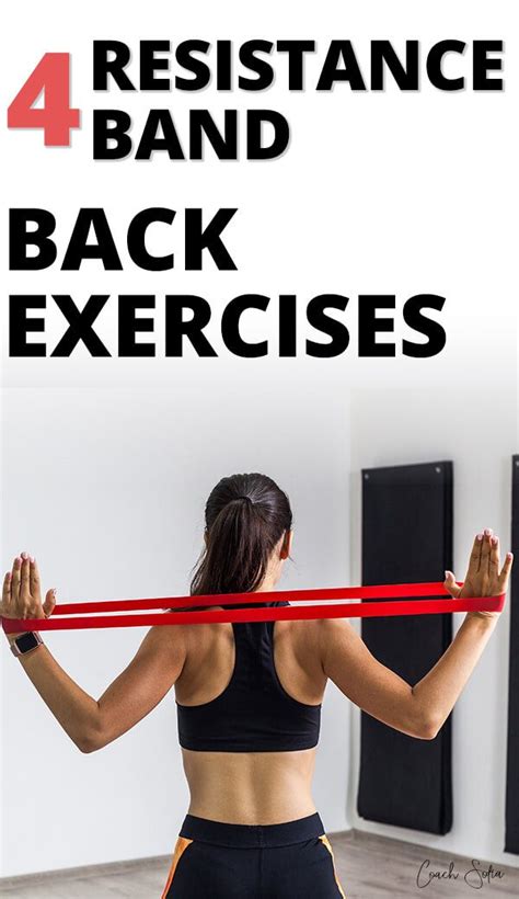 4 Resistance Band Exercises To Strengthen The Back - Coach Sofia Fitness