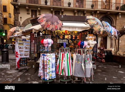 Small Souvenirs Shop, Florence, Italy Stock Photo - Alamy