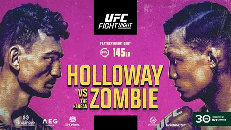 UFC Fight Night: Holloway vs. The Korean Zombie Predictions