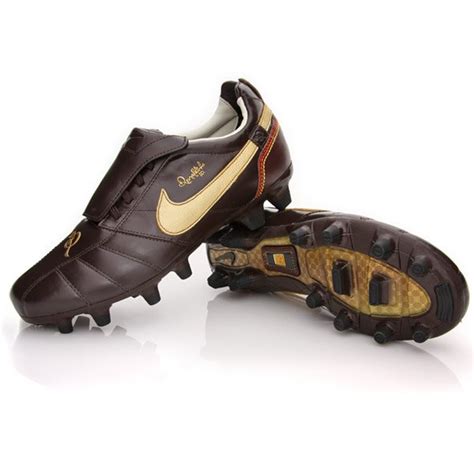 NIKE TIEMPO RONALDINHO Brown /Gold - Soccer Plus