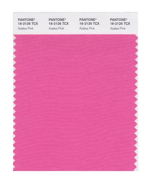 Pantone 16-2126 TCX Swatch Card Azalea Pink – Design Info