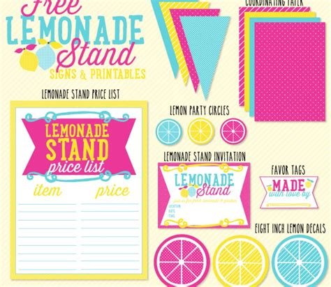 10 Lemonade Stand Worksheets (Math, Business Plan, Budgeting, etc.)