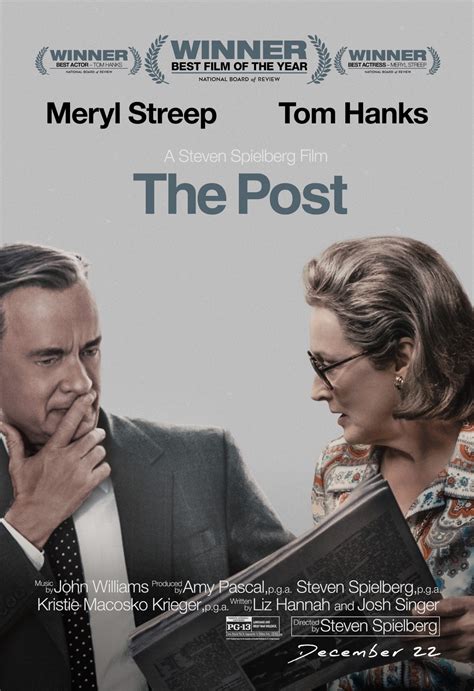 THE POST Trailers, Clips, Featurettes, Images and Posters | The ...