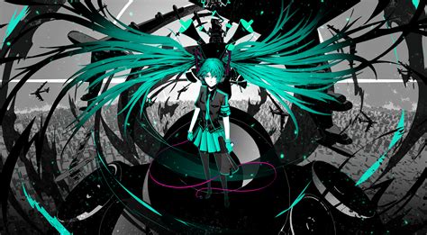 Dark Hatsune Miku Wallpapers on WallpaperDog