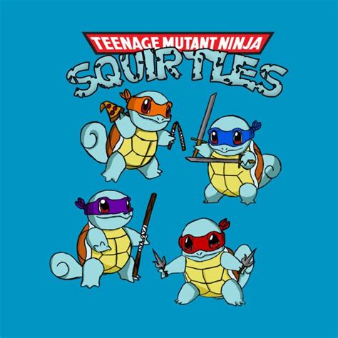 'Teenage Mutant Ninja Squirtles' #squirtle #pokemon # ...