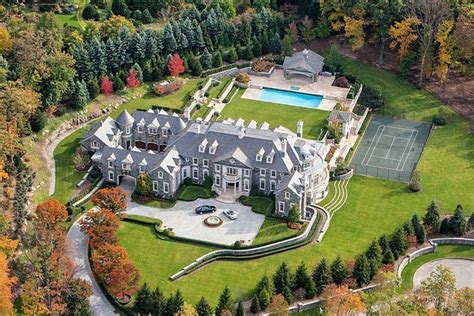 Updated Aerial Pics Of The Stone Mansion In Alpine, NJ | Homes of the Rich