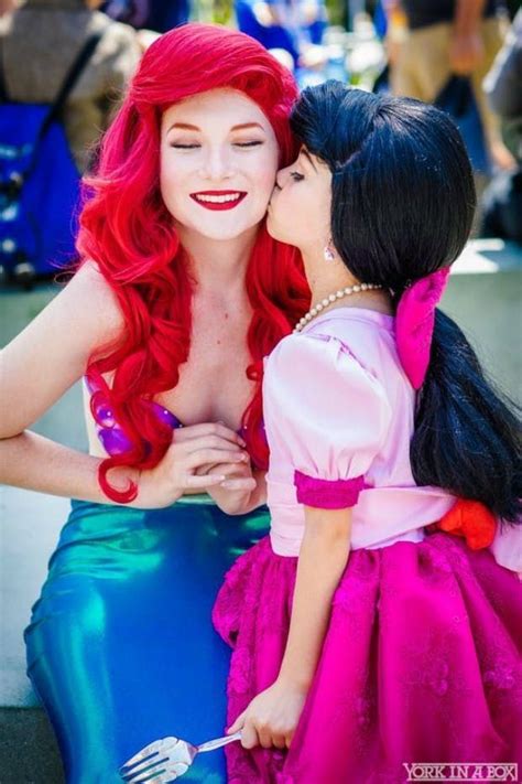 Ariel and her lovely daughter Melody make a perfect mother-daughter Hal ...