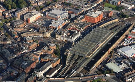 Carlisle railway station from the air | aerial photographs of Great ...