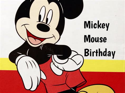 Mickey Mouse Birtay In 2021 2022 - When, Where, Why, How Is Celebrated ...