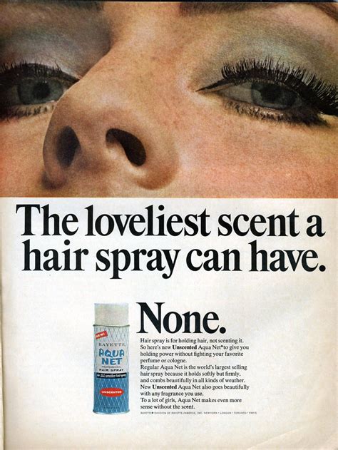 Rayette Aqua Net Hair Spray 1967 | A photo of nostrils to re… | Flickr