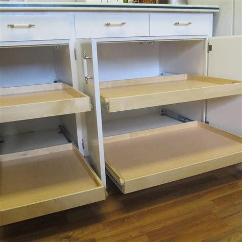 Custom Roll Out Drawers Kitchen Cabinets - Etexlasto Kitchen Ideas