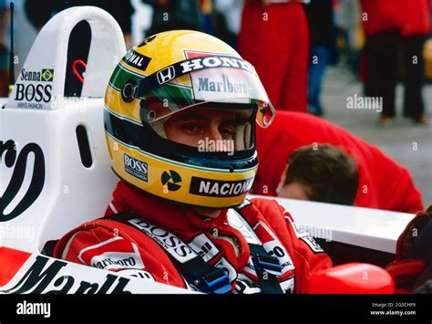 Ayrton senna mclaren honda hi-res stock photography and images - Alamy