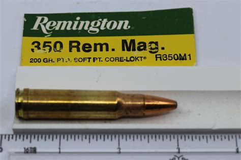 350 REMINGTON MAGNUM CORE-LOKT R-P 350 REM MAG – CollectibleAmmunition ...