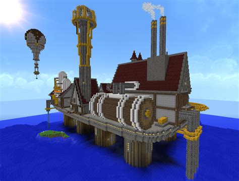 Minecraft Steampunk City 3 by Virenth on DeviantArt