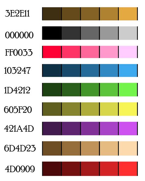 Shades Color Palette Free Stock Photo - Public Domain Pictures