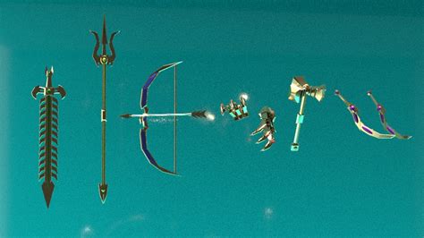 3D God Weapons 1-3 by Daizua123 on DeviantArt