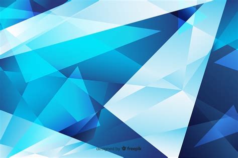 Free Vector | Abstract blue sharp shapes background