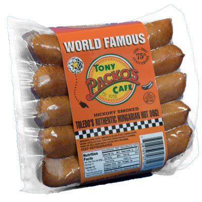 Tony Packo's Cafe Hickory Smoked Natural Casing Hot Dogs (3 pk., 1 lb.) - Sam's Club