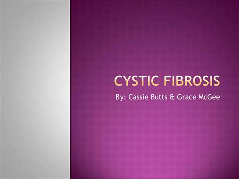 Cystic fibrosis | PPT