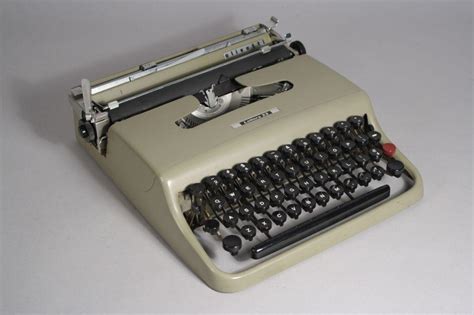 An Olivetti Lettera 22 Typewriter,