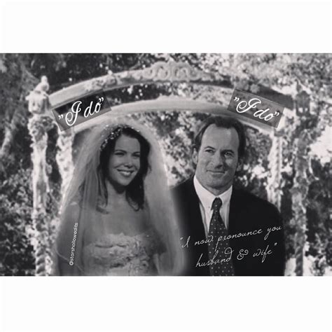 Gilmore Girls ☕️ on Instagram: “Luke and Lorelai's' wedding under their chuppa ️ #ggetask4 # ...