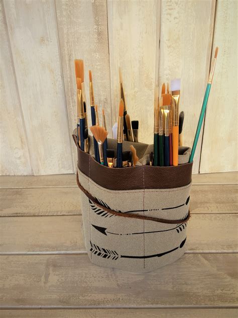 Paint Brush Roll, Artist Roll, Paint Brush Organizer, Artist pouch, Paint Brush Holder, Painters ...