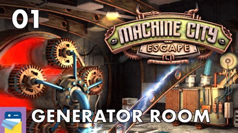 Escape Machine City: Level 01, Generator Room Walkthrough (by Snapbreak ...