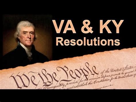 The Virginia and Kentucky Resolutions - YouTube