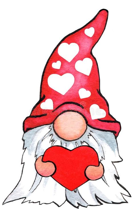 Cheerful Gnome Illustration Stock Illustration - Illustration of cute ...