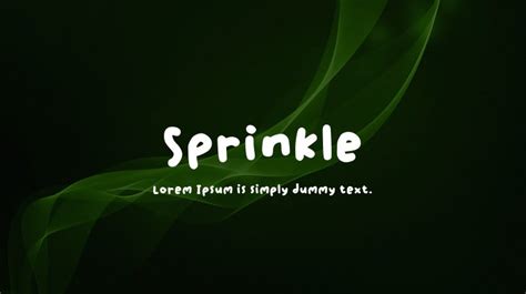 Sprinkle Font : Download Free for Desktop & Webfont