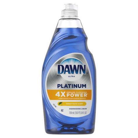 Dawn Ultra Platinum Lemon Burst Dishwashing Liquid, 24 fl oz - Kroger