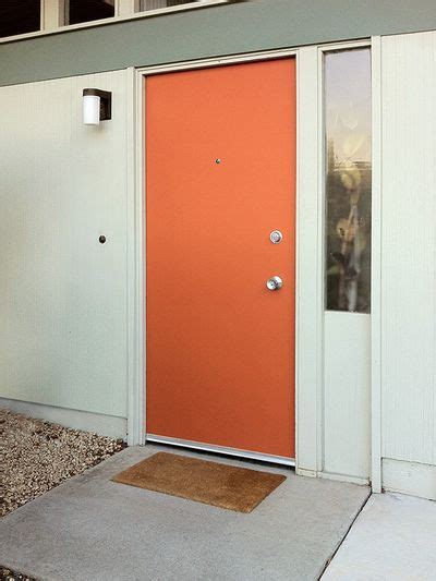 The House With The Orange Door | Orange door, House colors, Doors