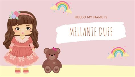 Page 3 - Free, printable, customizable name tag templates | Canva