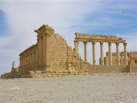 Ancient to Medieval (And Slightly Later) History - Temple of Bel, Palmyra, Syria The temple was...