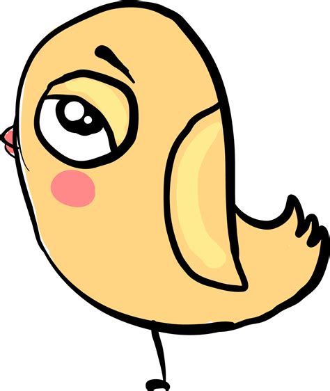 Cute sleepy bird, illustration, vector on white background. 13607431 ...