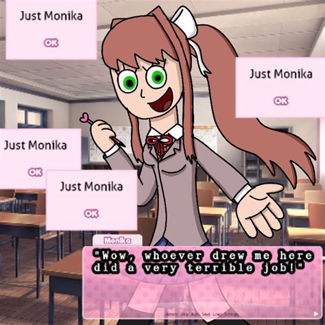 My fanart for Monika from DDLC by PietersonOficjal on DeviantArt