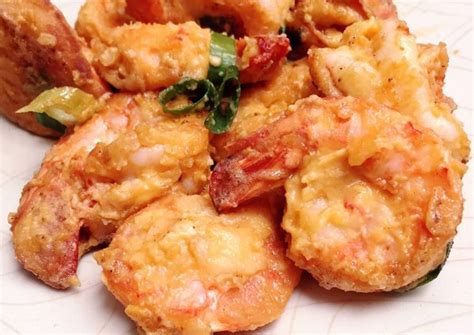 Resep Udang Goreng Telur Asin oleh Iris May - Cookpad