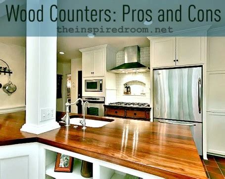 Wood Kitchen Counters Pros & Cons & FAQ {My Experience} - The Inspired Room