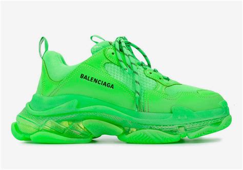 Balenciaga Triple S Neon Green Release Info | SneakerNews.com