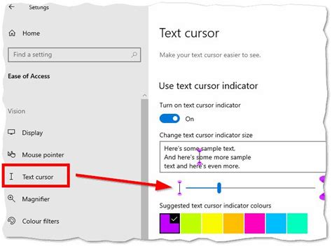 Use Windows 10 Text Cursor Indicator settings - Ideas and Feature Requests - Sublime Forum